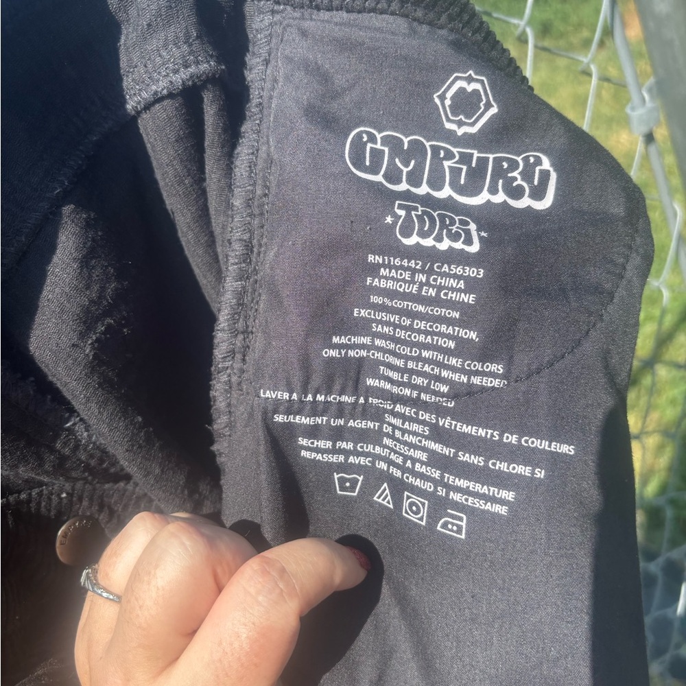 EUC Empyre Tori Ladies’ black corduroy pants size 4 high waisted 90s - Picture 3 of 6